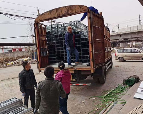 鍍鋅大跨距橋架發(fā)往呂梁市中陽縣